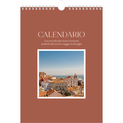 Calendario personalizzato A4 — Colori classici [copertina]