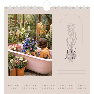 Calendari quadrati — Batanico semplice [copertina]