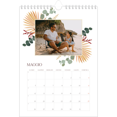 Calendario personalizzato A4 — Boho [copertina]