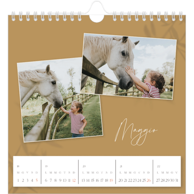 Calendari quadrati — Con i piedi per terra [copertina]