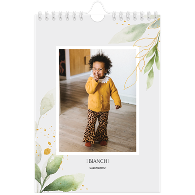Calendario fotografico A5 — Spruzzo floreale [copertina]