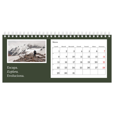 Calendari da tavolo — Terra editoriale [Marzo]