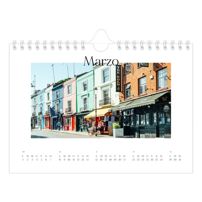 Calendario fotografico A5 — Il mio diario di viaggio [Marzo]