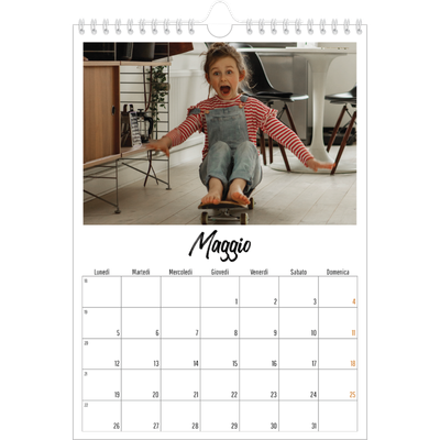 Calendario personalizzato A4 — Questo sono io [copertina]