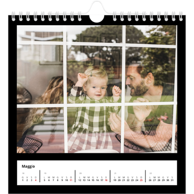 Calendari quadrati — Margine nero [copertina]