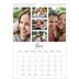 Calendario personalizzato A4 — Disposizioni fotografiche [Febbraio]