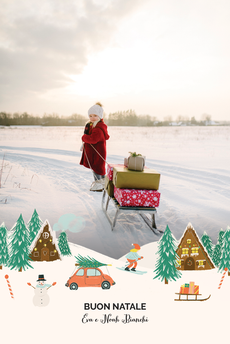 Biglietti — Scena di neve