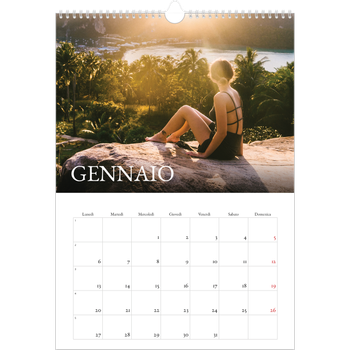 Calendario personalizzato A3 — Graziato semplice