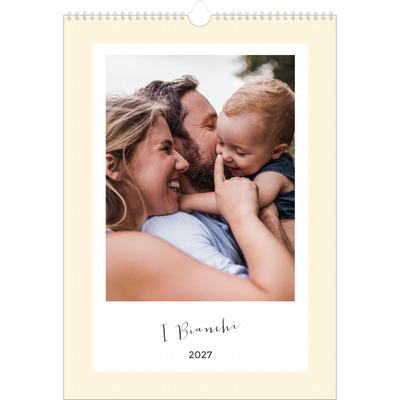 Calendario famiglia A3 verticale — Calendario moderno - Famiglia di 3 [copertina]