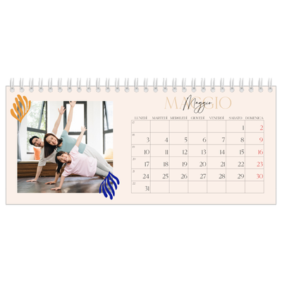 Calendari da tavolo — Corallo [Maggio]
