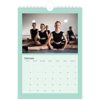 Calendario fotografico A5 — Neo Scandi [Gennaio]