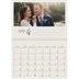 Calendario A4 Doppio — Iniziali in fiore [Aprile]