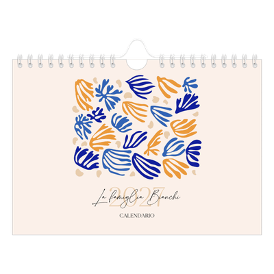 Calendario fotografico A5 — Corallo [copertina]