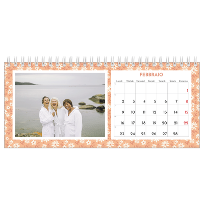 Calendari da tavolo — In piena fioritura [Febbraio]