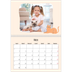 Calendario A4 Doppio — Zampette di gatto e scarabocchi [Marzo]