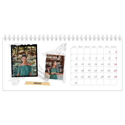 Calendari da tavolo — Album ricordi con stile [Maggio]