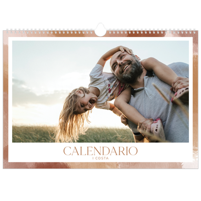 Calendario A3 orizzontale  — Effetto pennello [copertina]