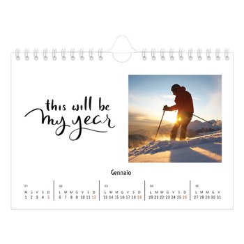 Calendario Fotografico A5 Orizzontale — Citazioni