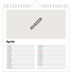 Calendari quadrati — Disegna il tuo prodotto [Aprile]