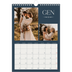 Calendario personalizzato A4 — Ardesia e grazie [Gennaio]