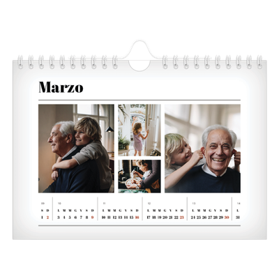 Calendario fotografico A5 — Fresco di stampa [Marzo]