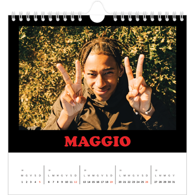 Calendari quadrati — Tipo divertente [copertina]