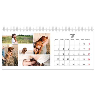 Calendari da tavolo — Disposizioni fotografiche [copertina]