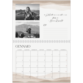 Calendario A4 Doppio — Citazioni