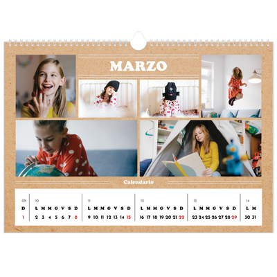 Calendario A3 orizzontale  — L'editoriale di quest'anno [Marzo]