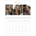 Calendario A4 Doppio — Scatole con strisce fotografiche [Gennaio]