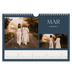 Calendario fotografico A4 — Ardesia e grazie [Marzo]