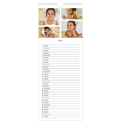 Calendario da cucina  — Disposizioni fotografiche [Marzo]