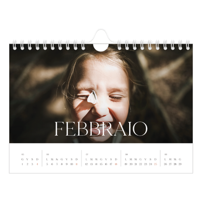 Calendario fotografico A5 — Dodici grandi mesi [Febbraio]