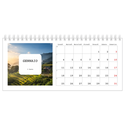 Calendari da tavolo — Tutta la storia [Gennaio]
