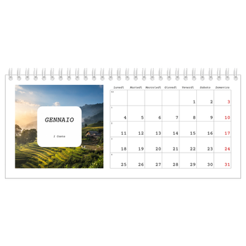 Calendario Fotografico da Tavolo — Tutta la storia