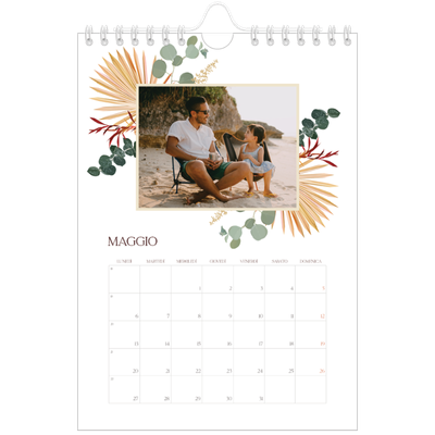 Calendario fotografico A5 — Boho [copertina]