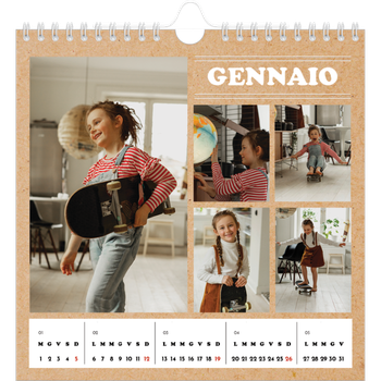 Calendario Fotografico Quadrato — L'editoriale di quest'anno