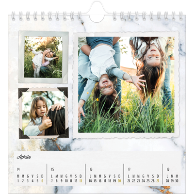 Calendari quadrati — Collezione di immagini [Aprile]