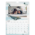 Calendario personalizzato A4 — Animali ad acquerello [Aprile]