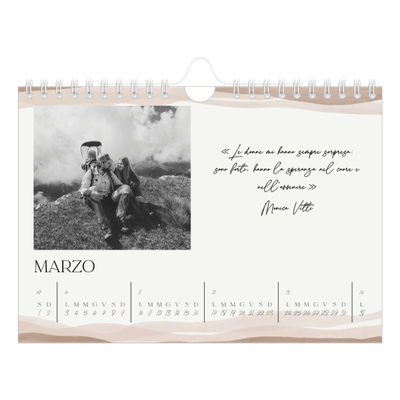 Calendario fotografico A5 — Citazioni [Marzo]