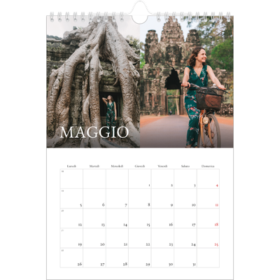 Calendario personalizzato A4 — Graziato semplice [copertina]