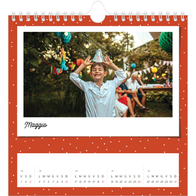 Calendari quadrati — Scatti pop di colore [copertina]