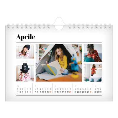 Calendario fotografico A5 — Fresco di stampa [Aprile]