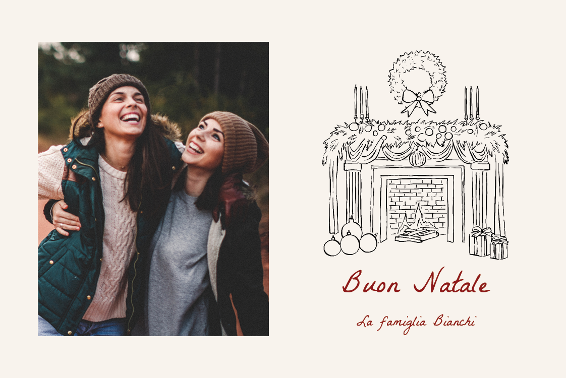 Biglietti — Auguri dal focolare