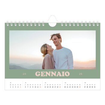 Calendario Fotografico A5 Orizzontale — Cornici retrò