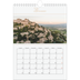 Calendario personalizzato A4 — Banner di script d'oro [Gennaio]