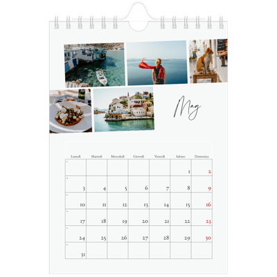 Calendario fotografico A5 — Soggiorno in città [Maggio]
