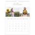 Calendario A3 verticale — Scatole con strisce fotografiche [Febbraio]