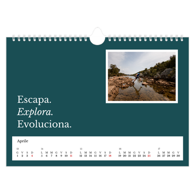 Calendario fotografico A4 — Terra editoriale [Aprile]