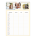 Calendario famiglia A4 verticale — Calendario moderno - Famiglia di 3 [Gennaio]